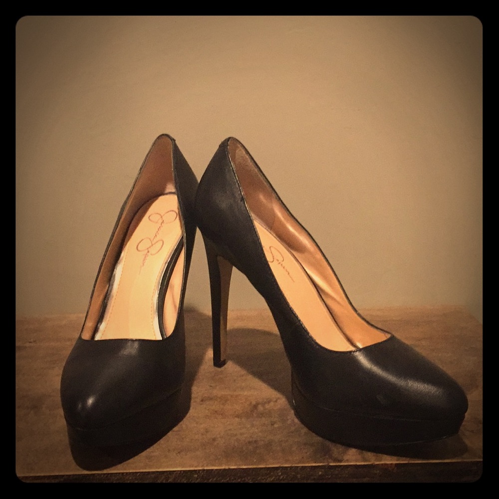 Black stilettos